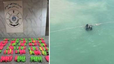 Photo of «خفر السواحل» توقف عربيين بـ 3 حقائب مخدرات قرب فيلكا