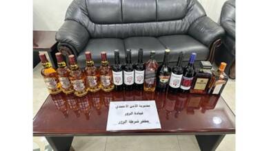 Photo of سقوط «شيفاز» بـ 14 زجاجة خمر في «أم الهيمان»