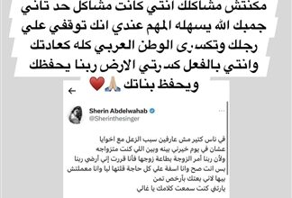 Photo of شقيق شيرين عبد الوهاب يرد على اعتذارها له: أنا تحت رجلك