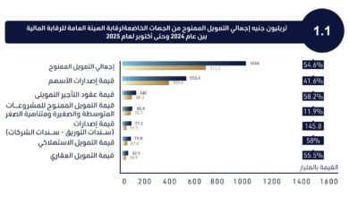 Photo of لأول مرة.. التمويلات الممنوحة من جهات التمويل الخاضعة لإشراف الهيئة العامة للرقابة المالية تتخطى حاجز التريليون جنيه